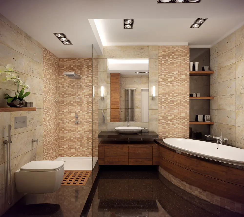 salle de bain neuve